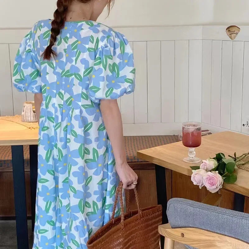 Vestido confortável para gestante.
