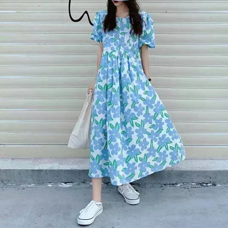 Vestido confortável para gestante.