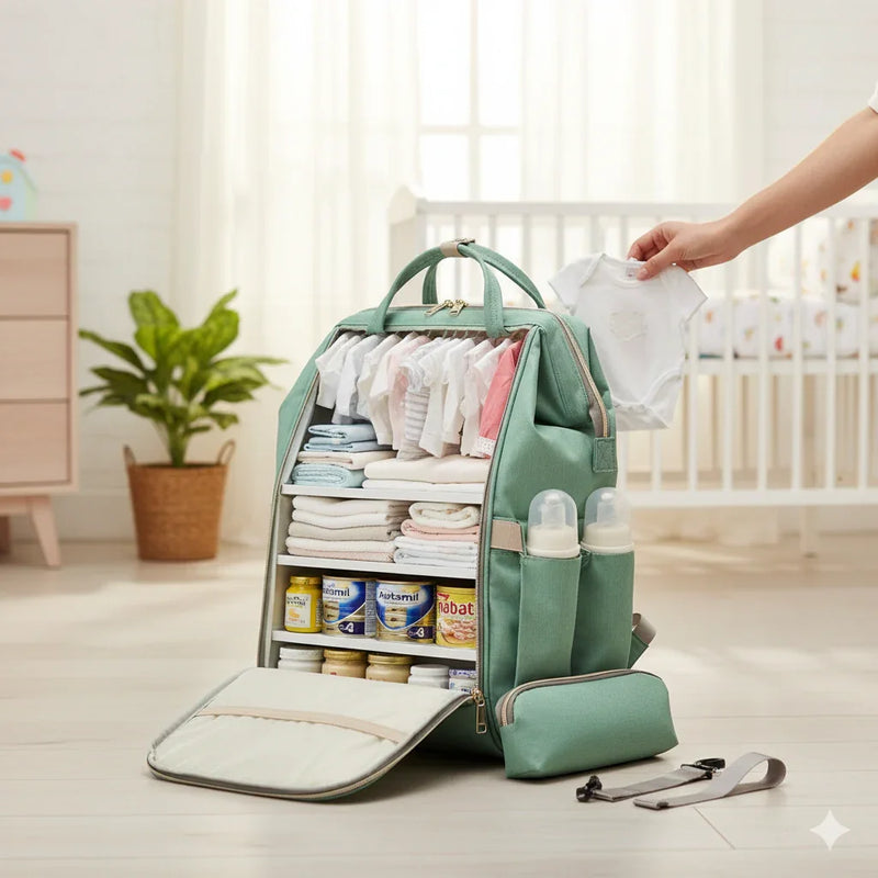Mochila Maternidade com entrada USB